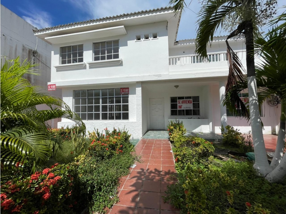 VENTA Y ALQUILER DE CASA USO COMERCIAL - MANGA- CARTAGENA-COL.