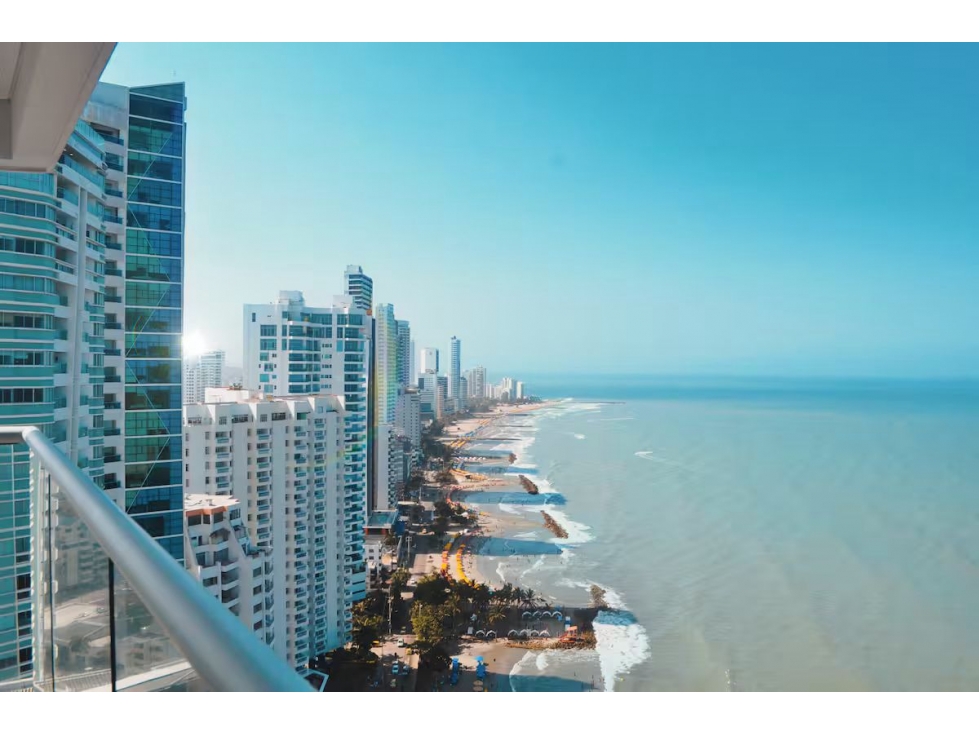 VENTA APARTAMENTO BARRIO BOCAGRANDE- USO TURISTICO- CARTAGENA-COLOMBIA