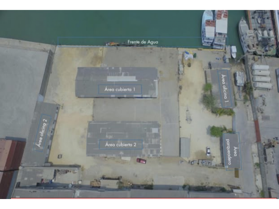 VENTA LOTE PORTUARIO Y BODEGA -SECTOR INDUSTRIAL DEL BOSQUE-CARTAGENA — foto 4