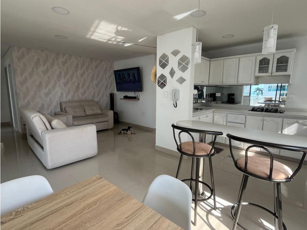VENTA DE APARTAMENTO RESIDENCIAL- BARRIO BOCAGRANDE- CARTAGENA-COL — foto 3