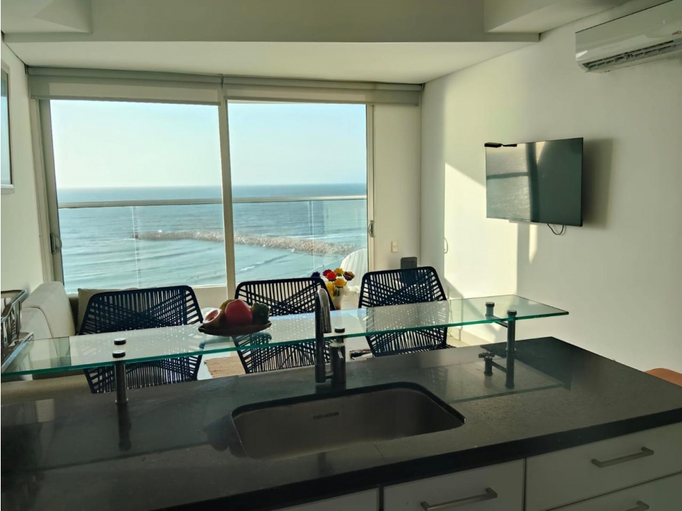 VENTA APARTAMENTO AMOBLADO USO TURÍSTICO- BARRIO BOCAGRANDE- CARTAGENA — foto 3