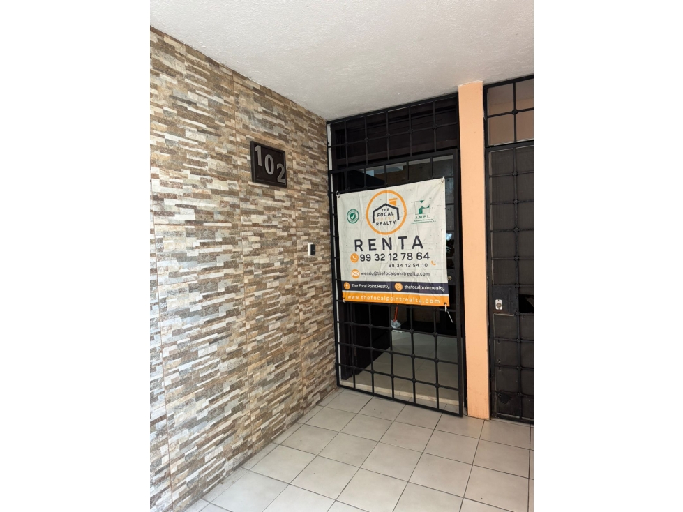 Departamento amueblado en renta en Plaza Villahermosa. - 1