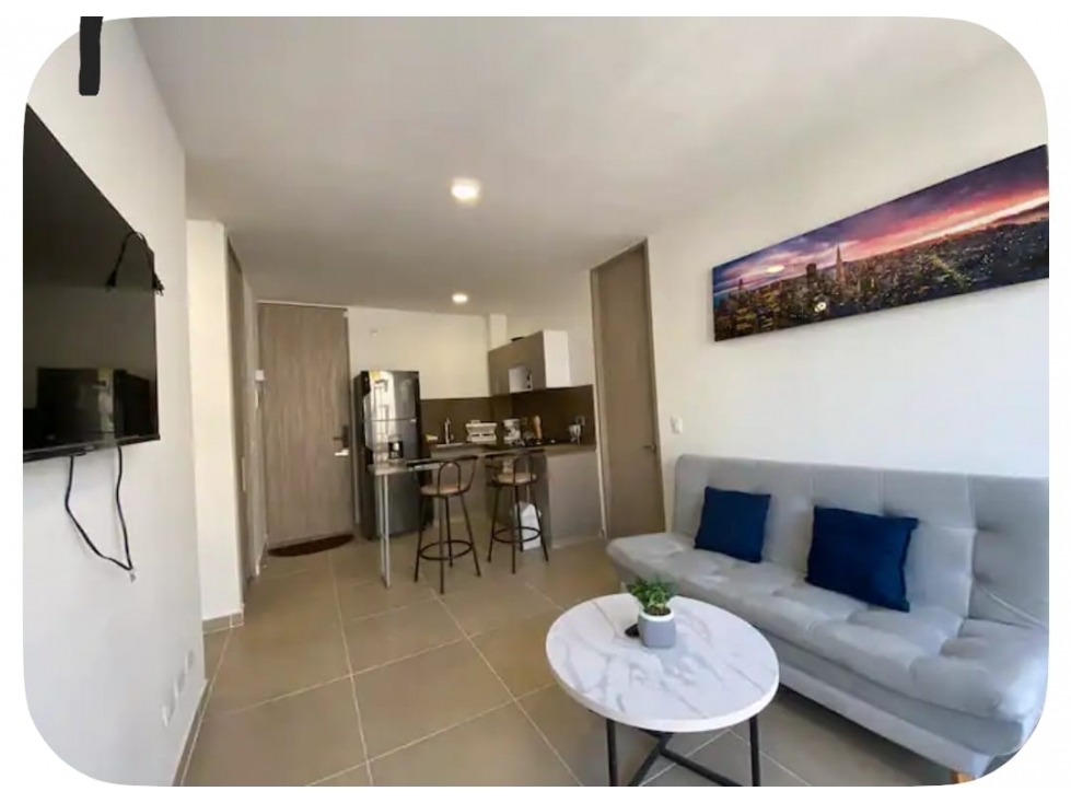 Venpermuta apartamento amoblado con permiso de turismo Rodadero 005k — foto 2