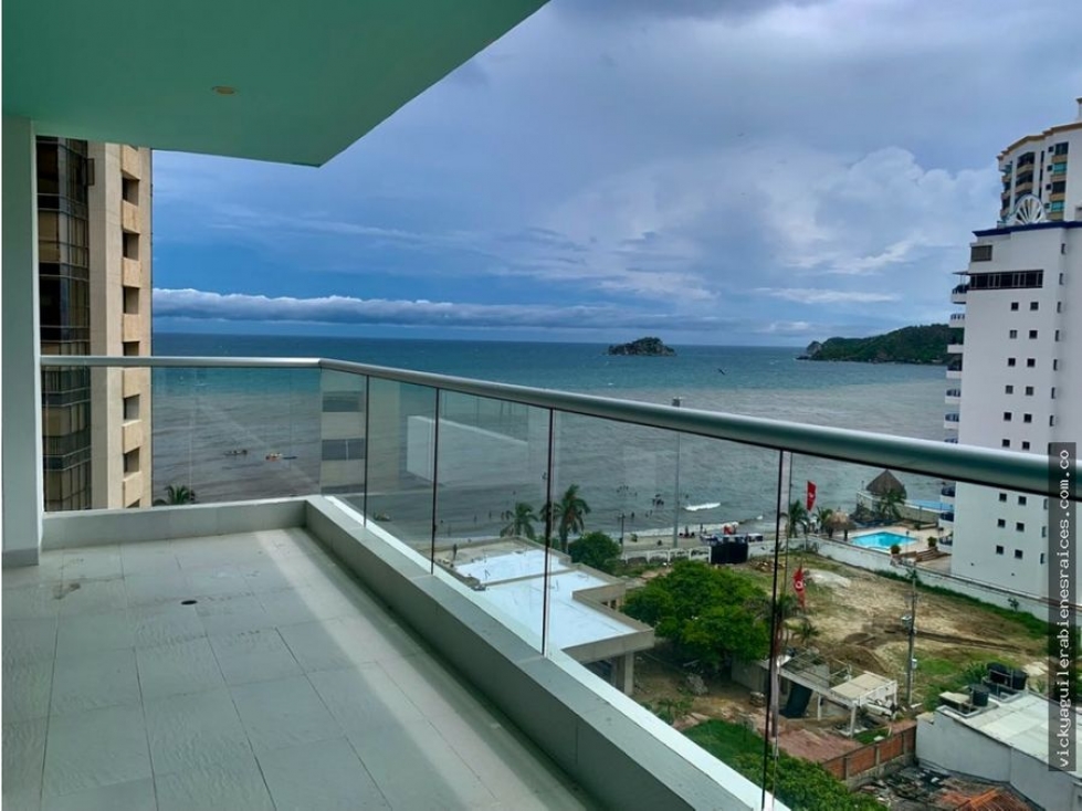 Lindo Apartamento con vista al mar Rodadero Sur - 005 R