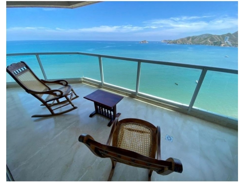 Apartamento con Vista Frontal a Rodadero Sur - 005