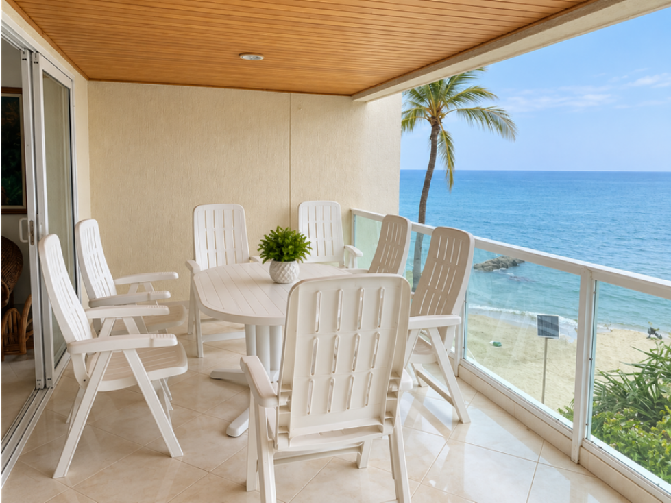 Apartamento en primera linea de playa Rodadero Sur - 005 R - 1