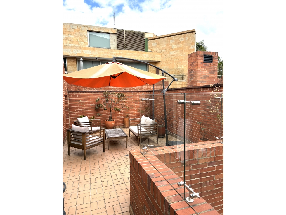 Fabuloso apartamento AMOBLADO con terraza en arriendo en chico - 5