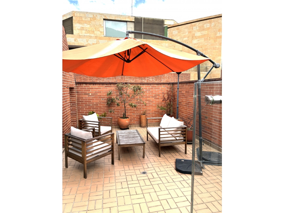 Fabuloso apartamento AMOBLADO con terraza en arriendo en chico - 6
