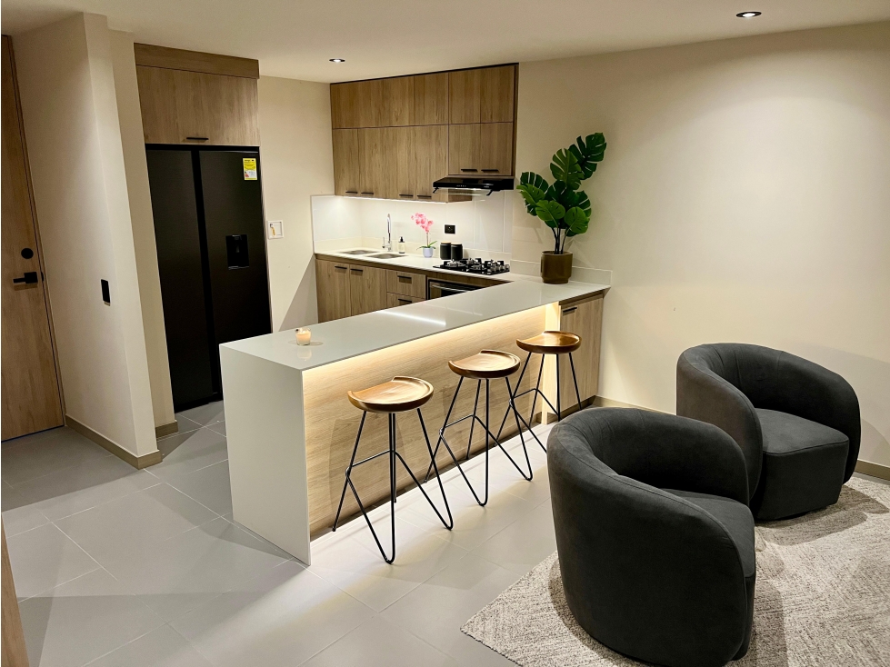 Apartamento Amoblado en Envigado - En Arriendo