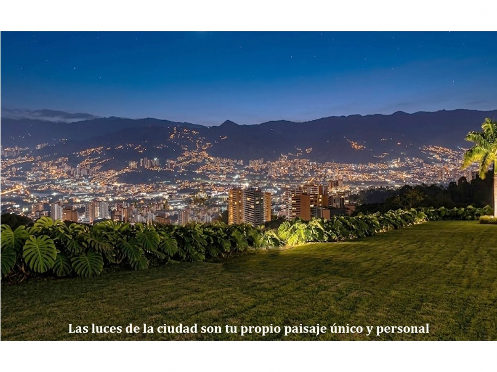 venta lote Medellin poblado unidad cerrada vista panorámica luxury — foto 4