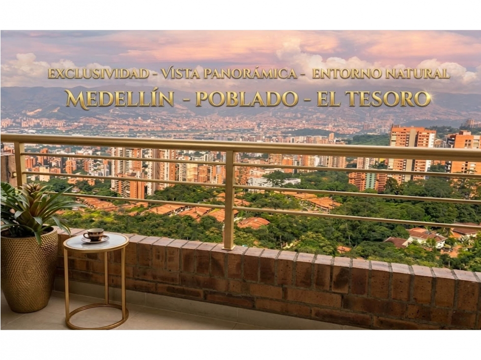 Venta apartamento Medellín Poblado calera 307 m2 vista panorámica — foto 2