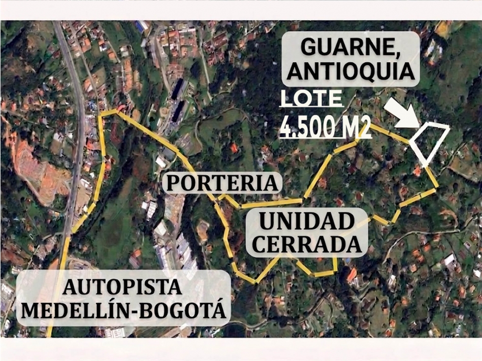 venta lote autopista oriente antioqueño aeropuerto parcelación recibo — foto 3