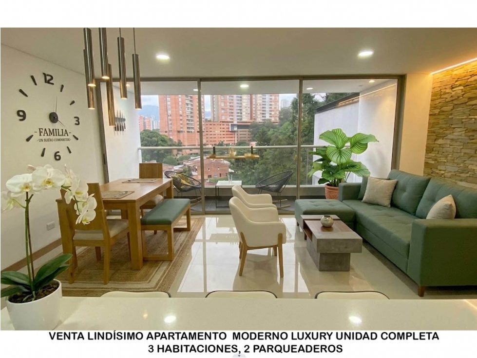 Venta apartamento envigado esmeraldal moderno luxury unidad completa — foto 2