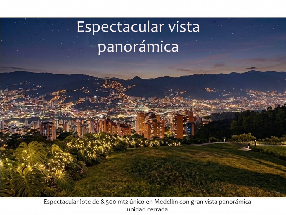 venta lote Medellin poblado unidad cerrada vista panorámica luxury — foto 6