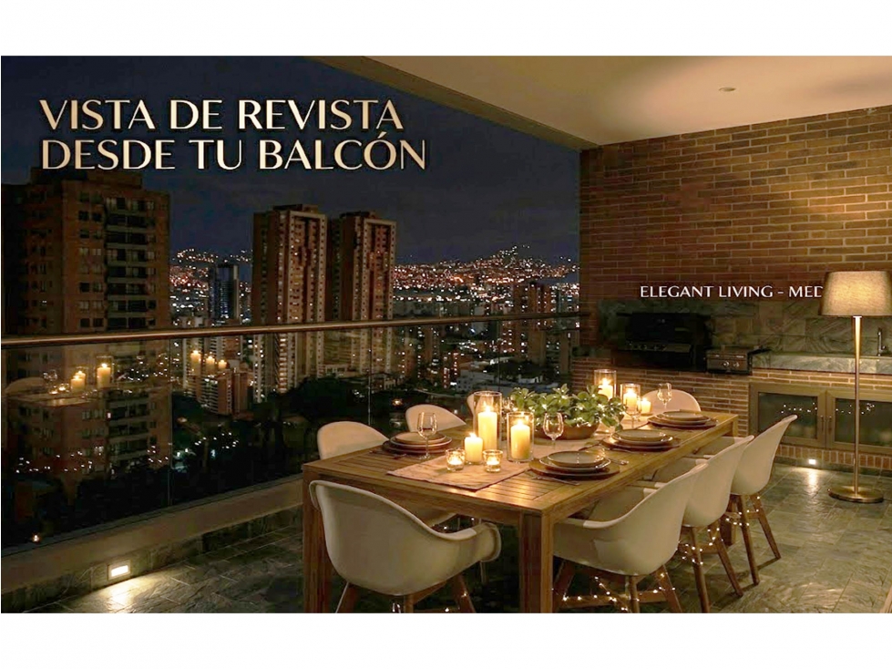 Venta apartamento Medellín Poblado calera 307 m2 vista panorámica — foto 3