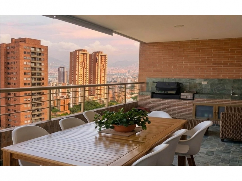 Venta apartamento Medellín Poblado calera 307 m2 vista panorámica — foto 4