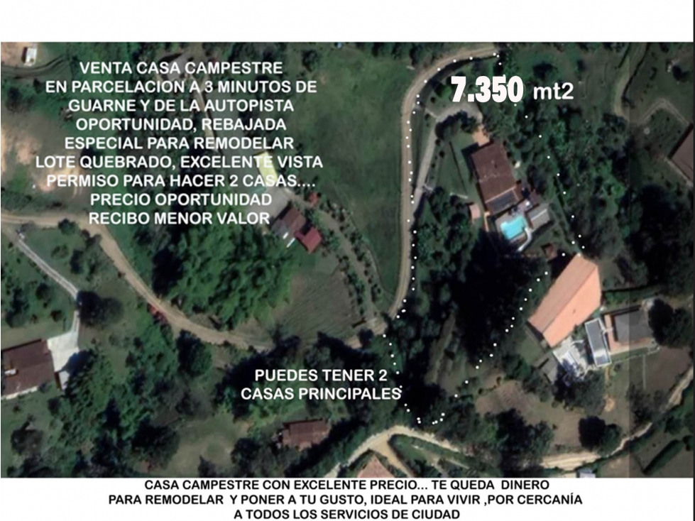 Venta casa campestre finca parcelación guarne autopista recibo escucho — foto 4