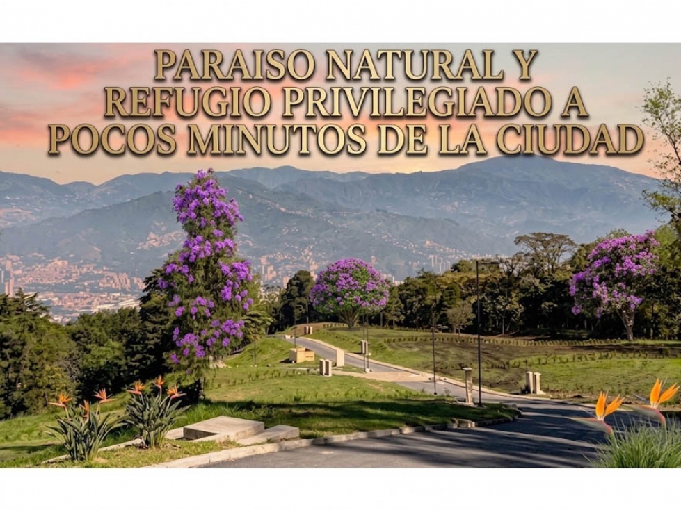 Venta lote parcelación Medellín poblado palmas exclusivo lujo luxury