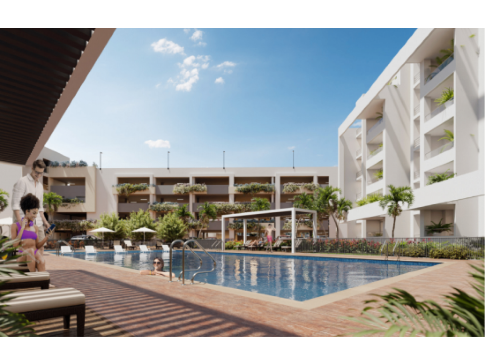 Venta apto nuevo Serena del Mar, 80 mts, 2 habs, 5o piso — foto 2