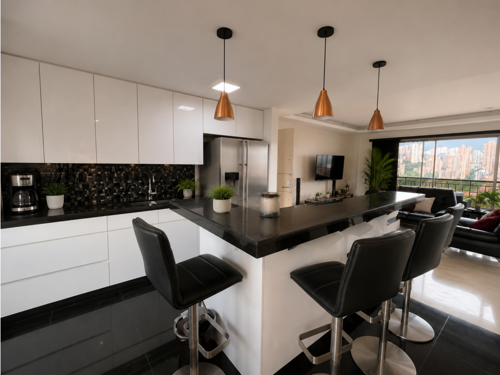 Venta apartamento Amoblado en Lalinde piso alto y listo para habitar — foto 2