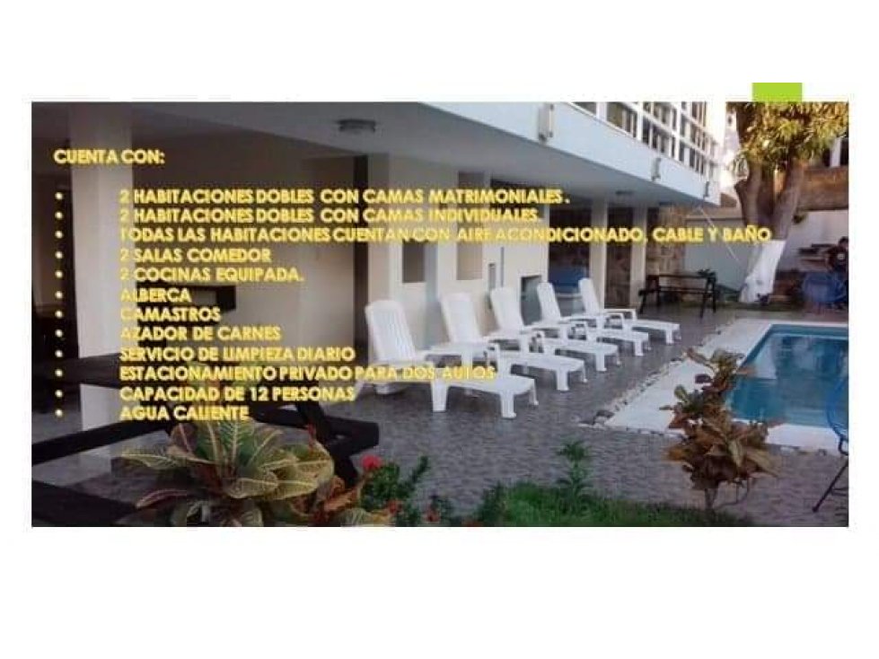 EN RENTA POR NOCHE CASA CONDESA-FARALLON ACAPULCO — foto 2