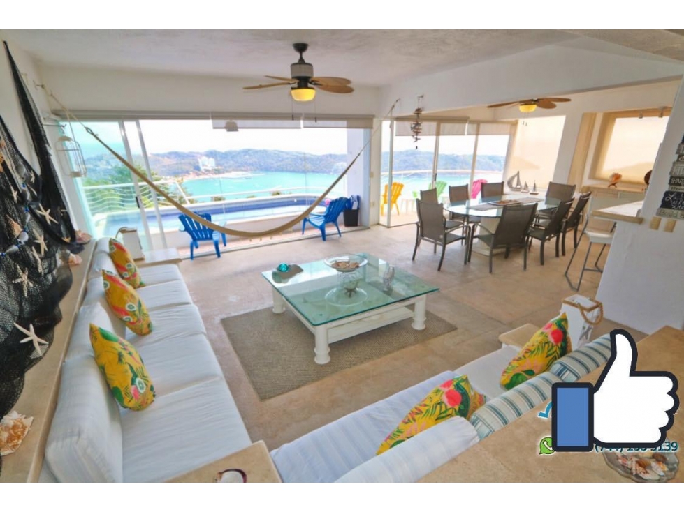 PENTHOUSE EN VENTA VILLAS PUNTA PICHILINGUE ACAPULCO - 1
