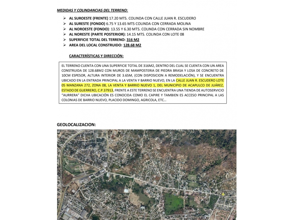RENTA A FRANQUICIAS TERRENO COL LA VENTA ACAPULCO - 2