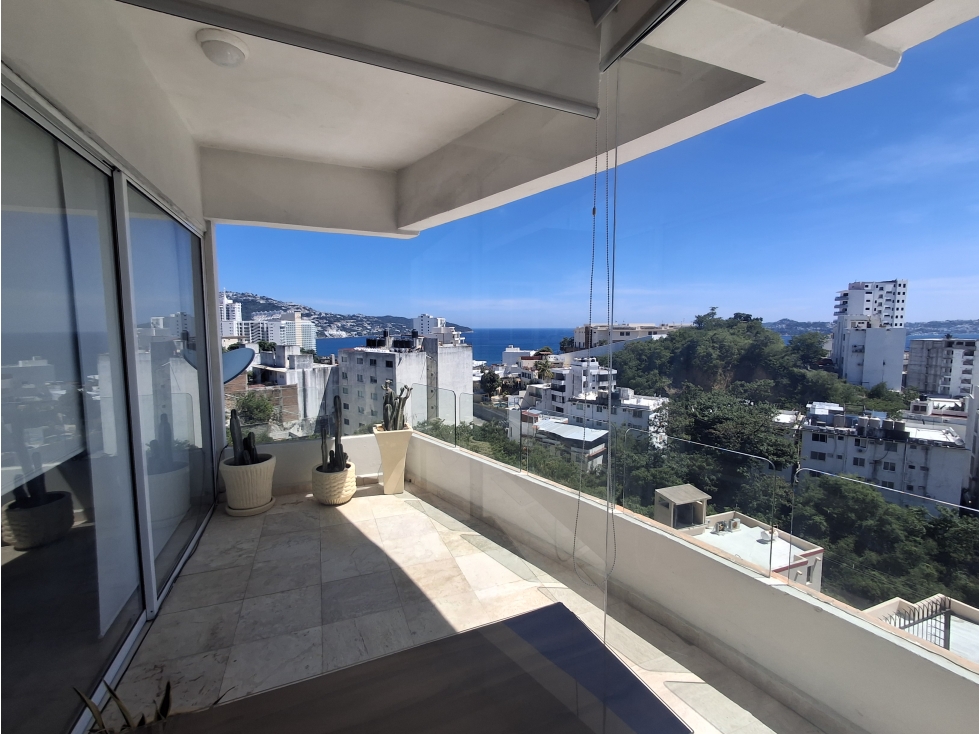 RENTA DPTO AMUEBLADO 3REC CONDESA FARALLON ACAPULCO MUY AMPLIO — foto 2
