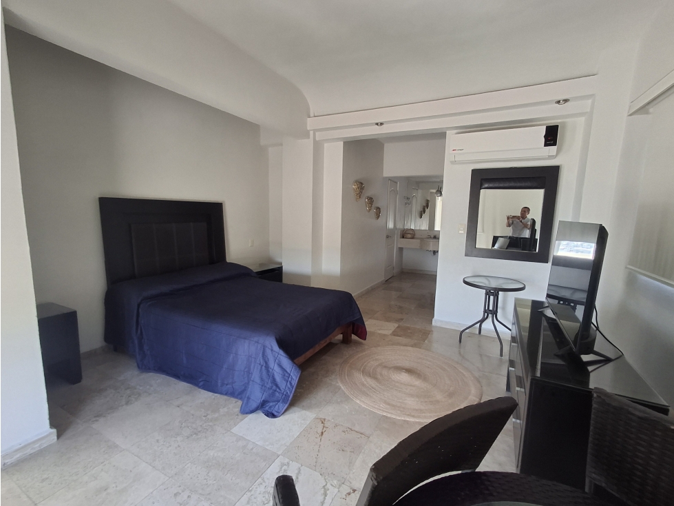 RENTA DPTO AMUEBLADO 3REC CONDESA FARALLON ACAPULCO MUY AMPLIO — foto 4