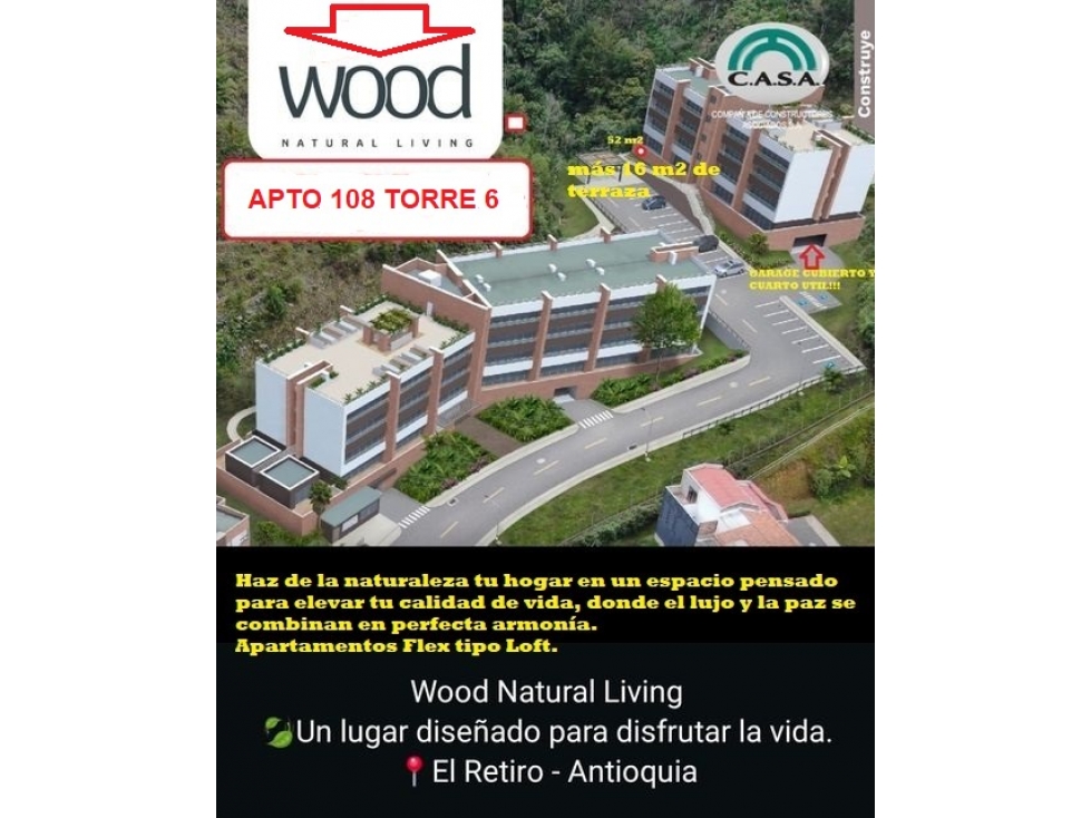 T0619 Alquilo! Apartamento tipo loft en exclusiva unidad cerrada — foto 3