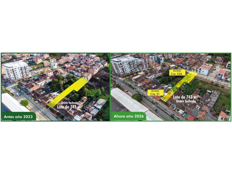L0343.Lote con un área de 743mt2 y ubicación en el Carmen de Viboral