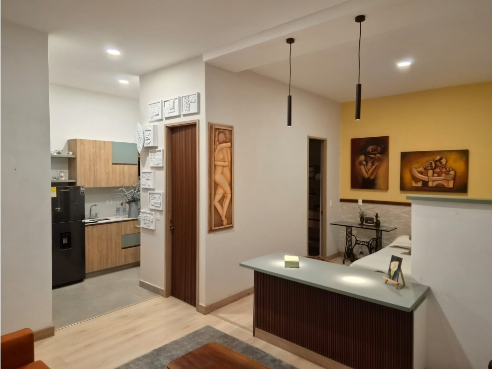 T0937. Apartaestudio de 45mt2 en unidad cerrada de El Retiro - 1