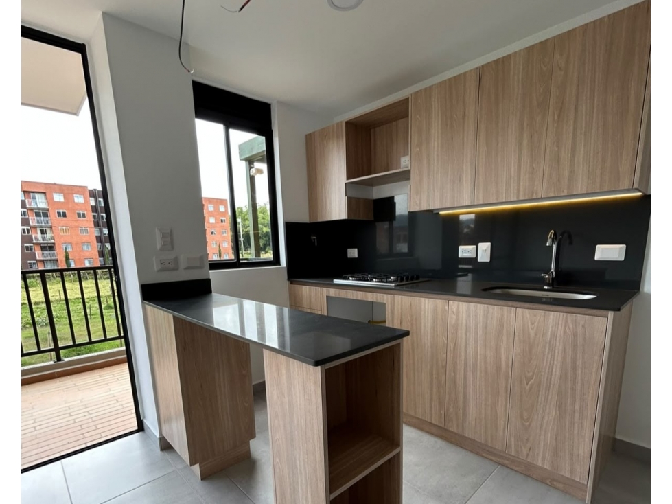 T0940. Apartamento con acabados modernos en unidad cerrada en La Ceja