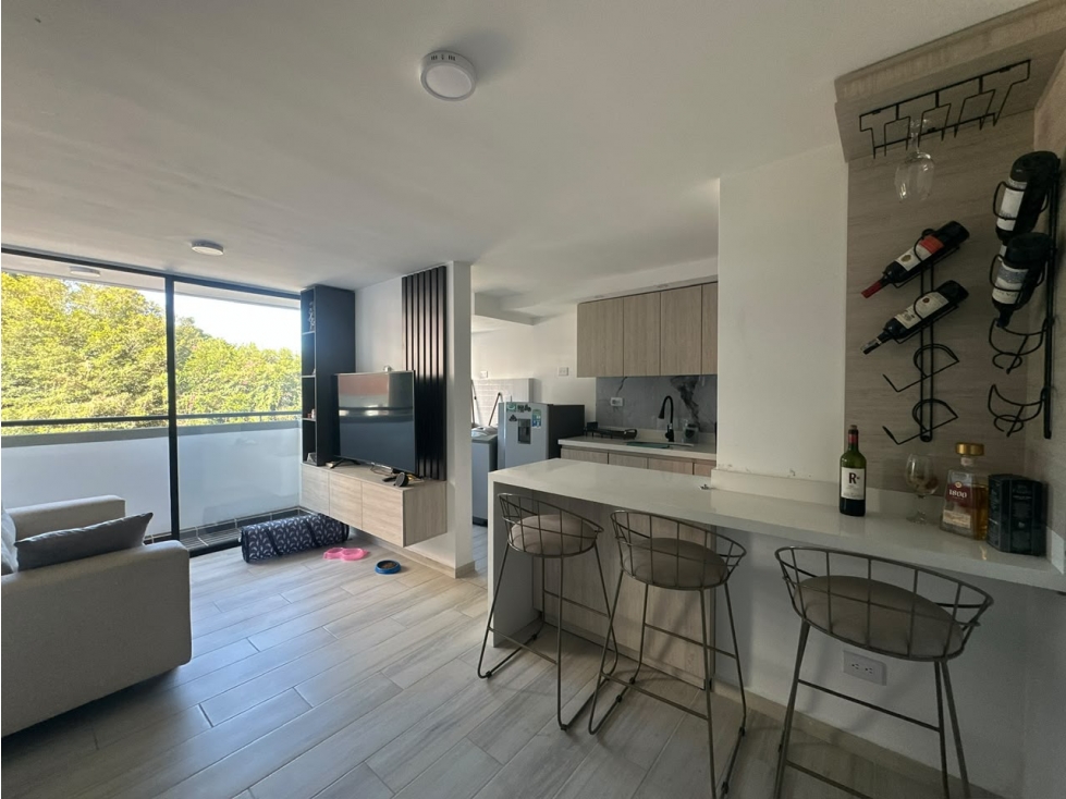 T0945. Apartamento amoblado en unidad cerrada San Antonio de Pereira — foto 2