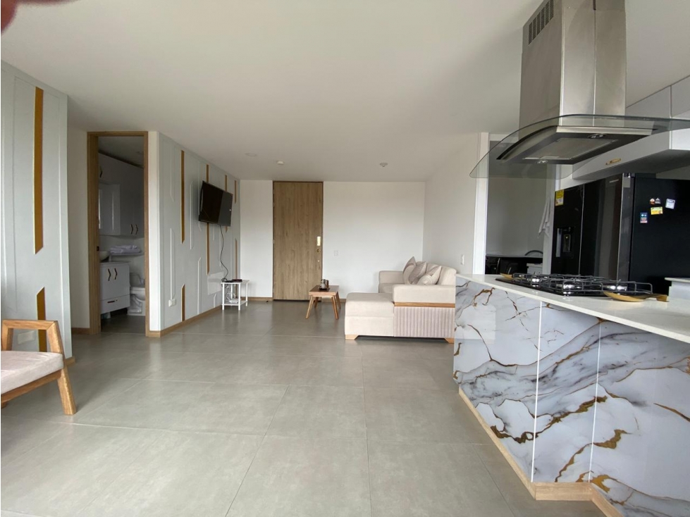 T0947. Apartamento amoblado de 3 habitaciones en Rionegro — foto 2
