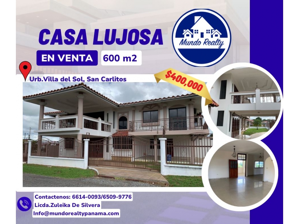 Casa a la venta, San Carlitos David
