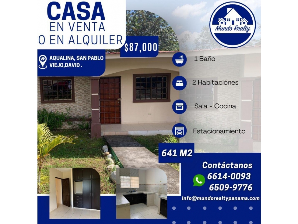 A la venta hermosa vivienda