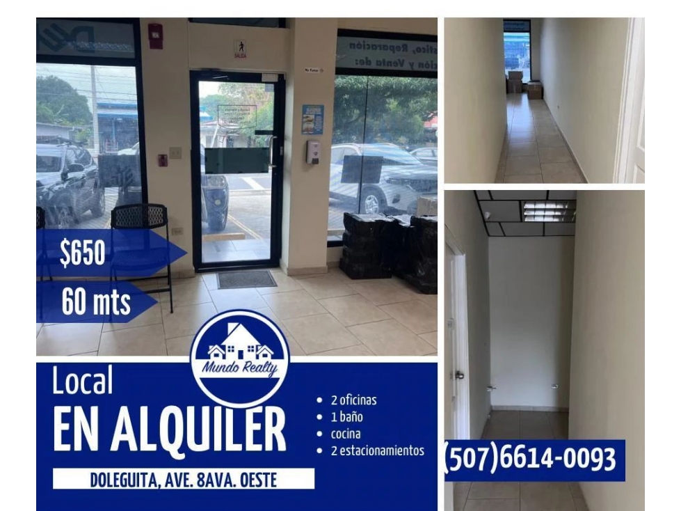 Local comercial con oficina Divididas. - 1