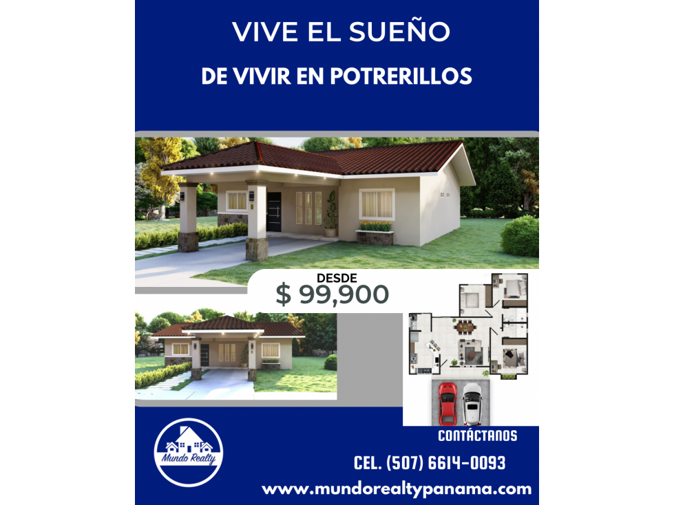 Vivienda Nueva a la Venta en Potrerillos - 1
