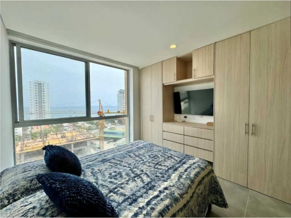 Apartaestudio amoblado en Salguero con piscina y vista — foto 2