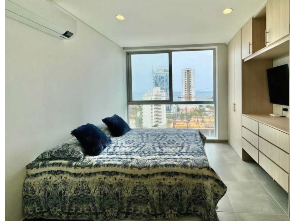 Apartaestudio amoblado en Salguero con piscina y vista — foto 3