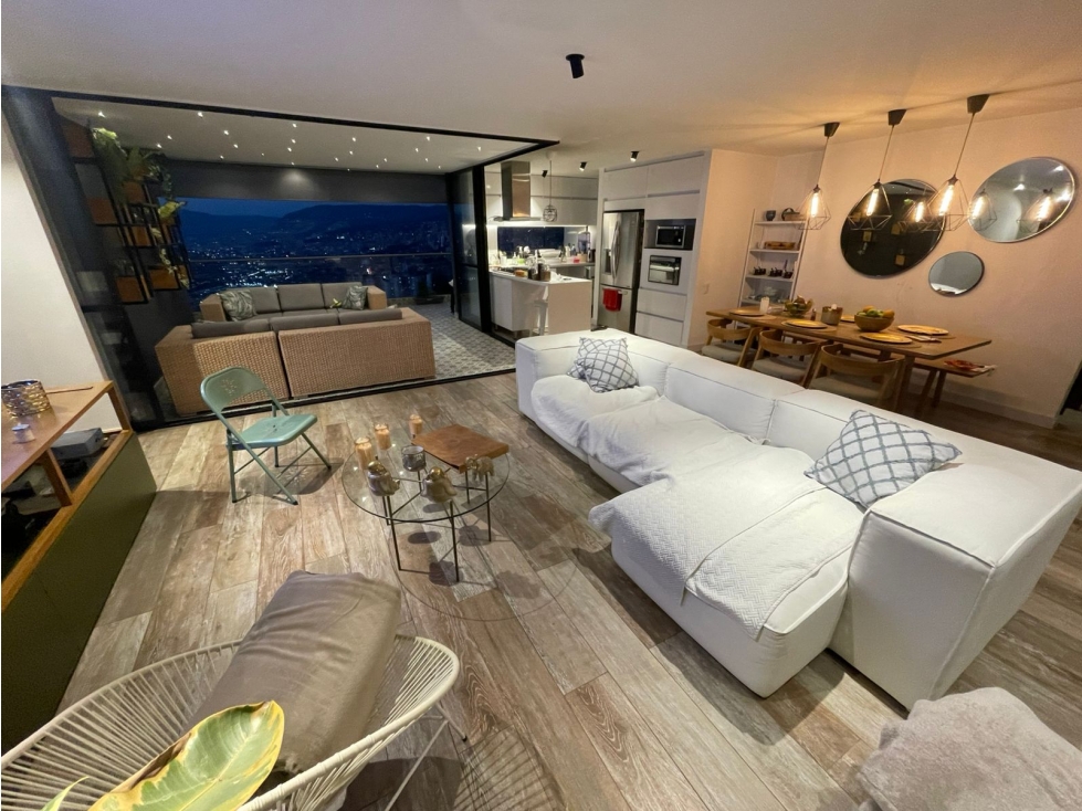 BHermoso apartamento en sabaneta con la mejor vista a la ciudad