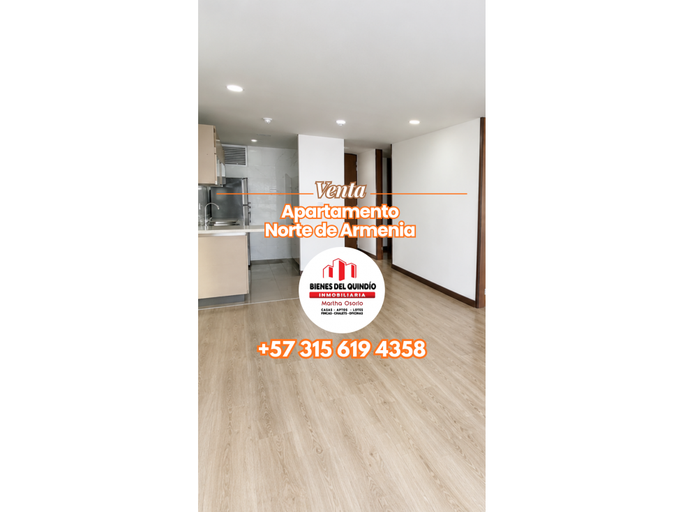 VENTA APARTAMENTO NORTE ARMENIA QUINDIO COLOMBIA 3156194358 - 1