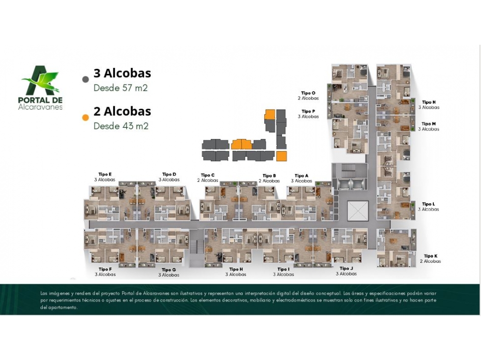 Portal de Alcaravanes - Apartamentos sobre plano — foto 4