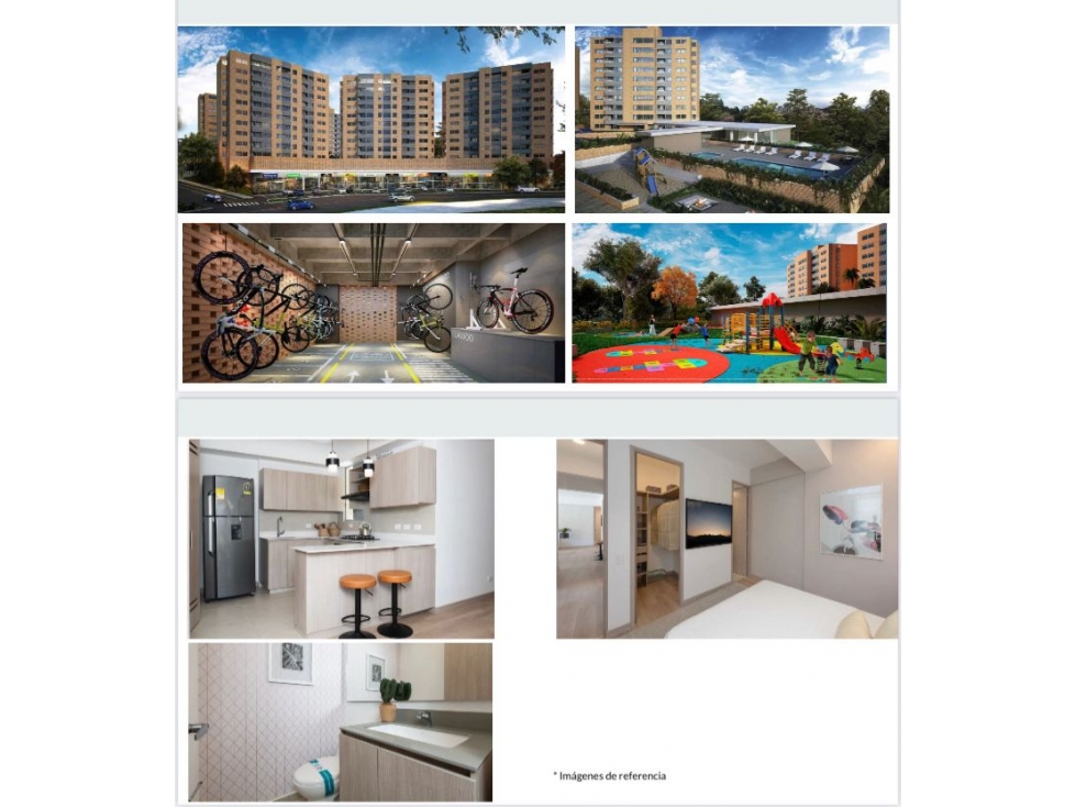 Apartamento en venta en Rionegro 65,0 m², 2 hab