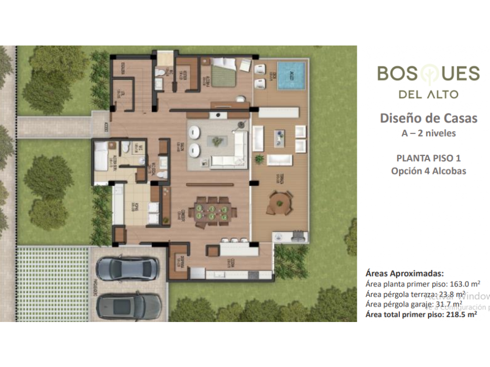 Lote en venta en parcelación Alto de las Palmas, Medellín 1.738 m² — foto 4