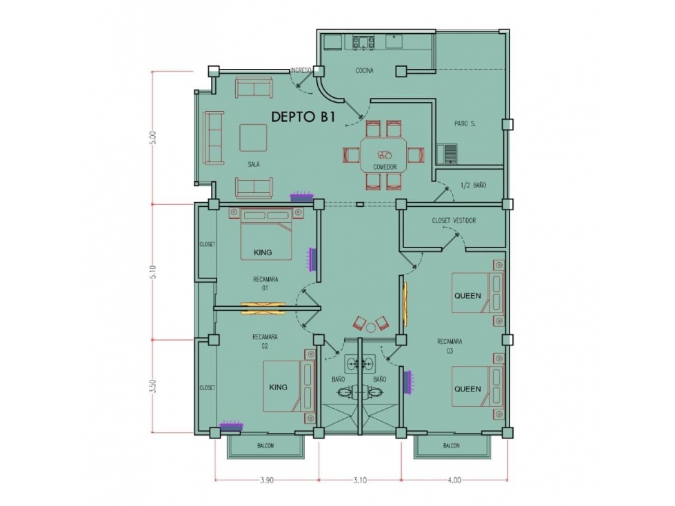 4 DEPARTAMENTOS EN VENTA CONDOMINIO PORTOZUL, SAHUAYO MICHOACAN — foto 4