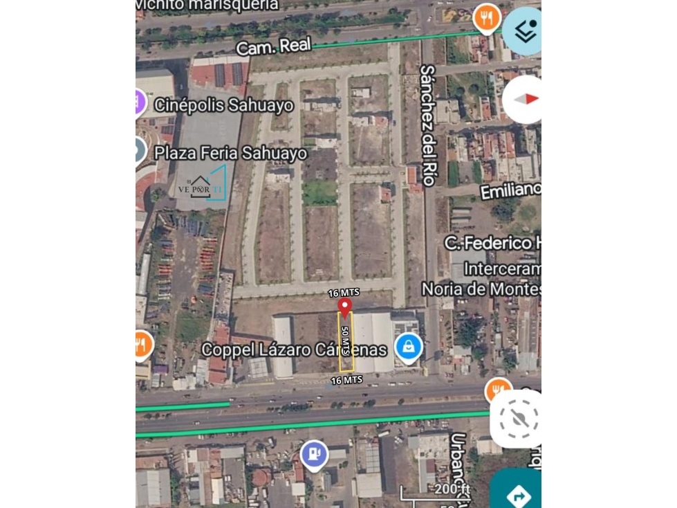 TERRENO EN RENTA 960 M2, BLVRD LAZARO CARDENAS NTE, SAHUAYO MICH. - 4