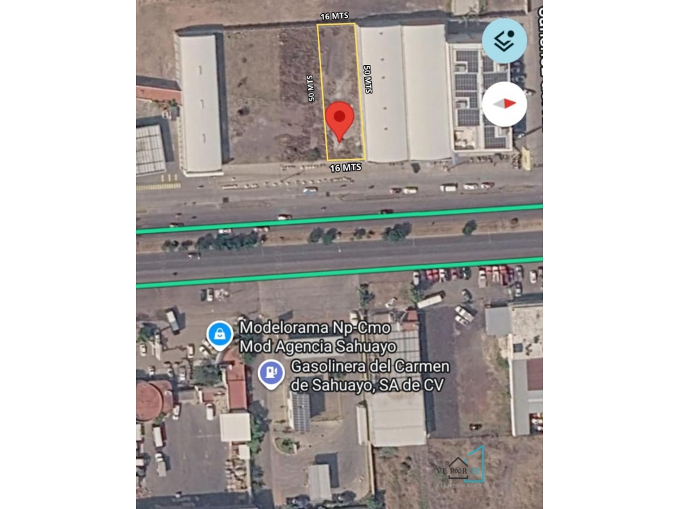 TERRENO EN RENTA 960 M2, BLVRD LAZARO CARDENAS NTE, SAHUAYO MICH. - 2
