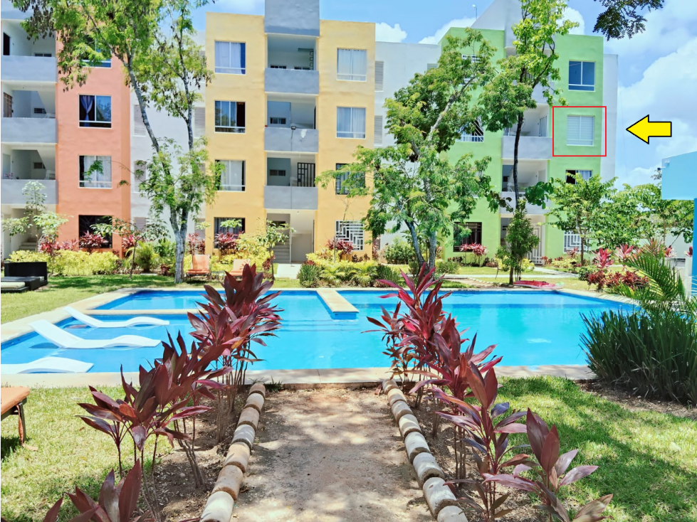 VENTA DEPARTANMENTO EN PASEOS SISAL SIN MUEBLES - 3